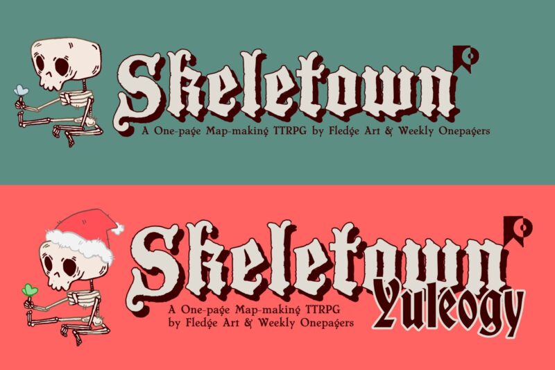 Adorable Skeletons in Santa Hats! – A Skeletown & Skeletown Yuleogy Review